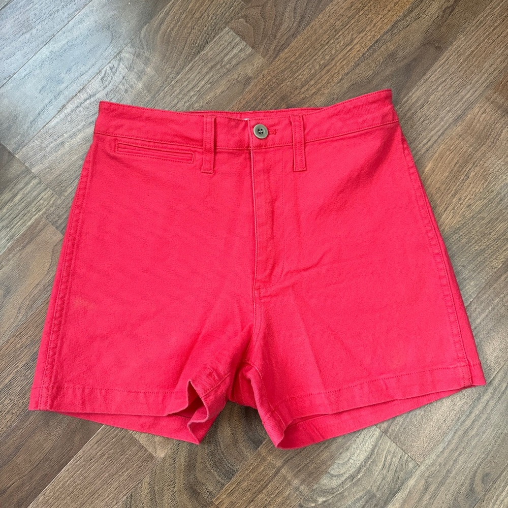 Red Madewell Women Shorts